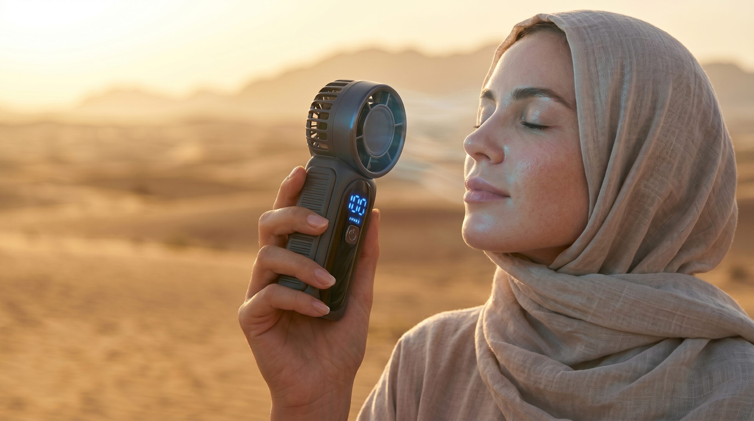 pocket flow silent portable refrigerated fan