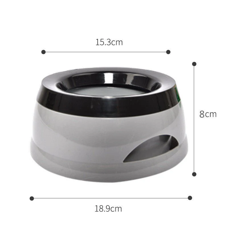 pet water bowl for traveling and cars, anti skid & anti splash & non wet mouth & non spill for dogs and cats